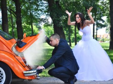 Thumbnail Sonhar com Acidente de Casamento