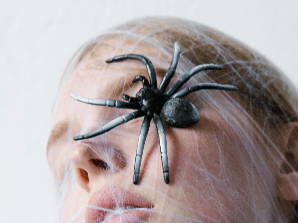 Sonhar com Aranhas no Cabelo