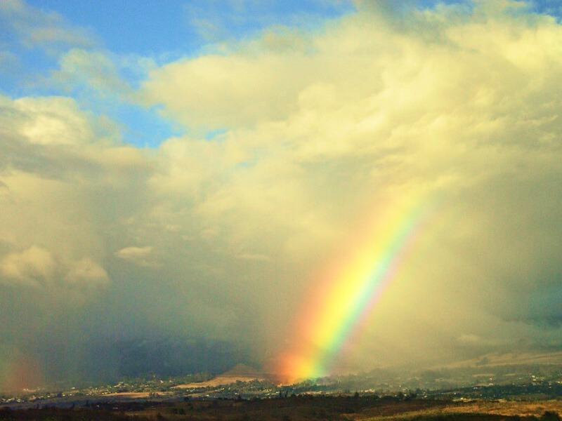 Sonhar com Arco-íris Dourado