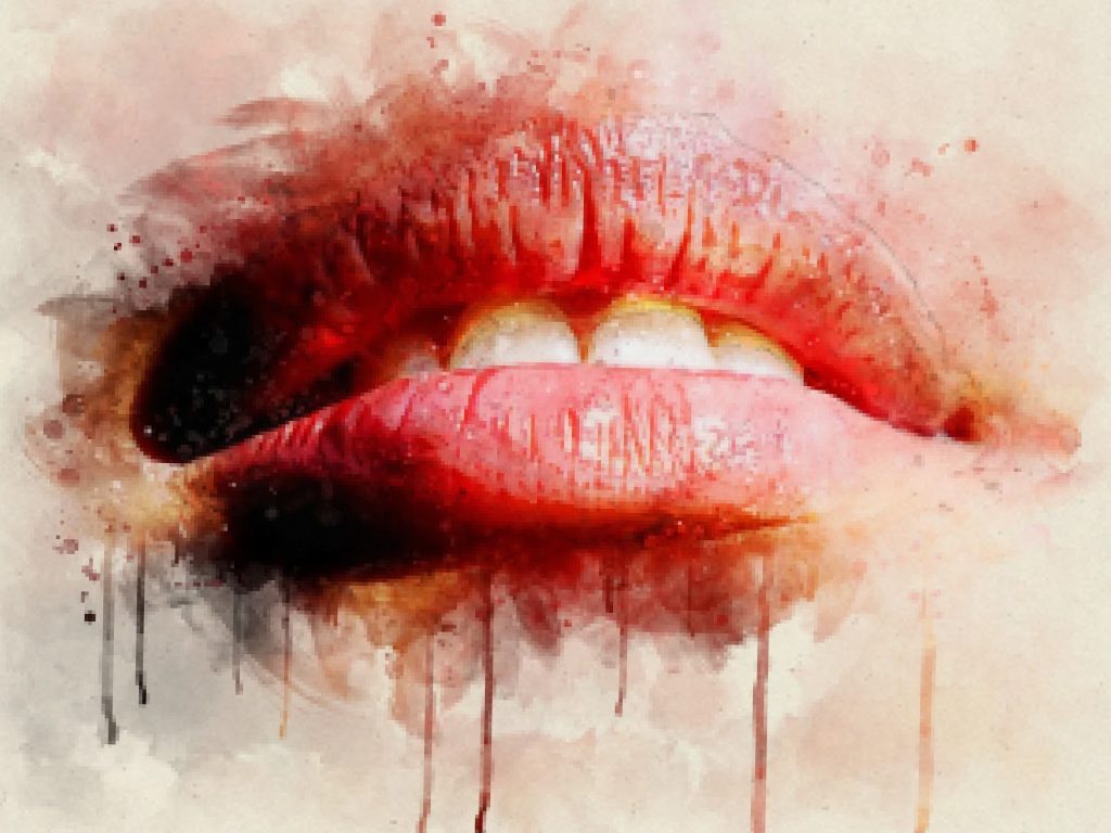 Sonhar com Boca com Sangue