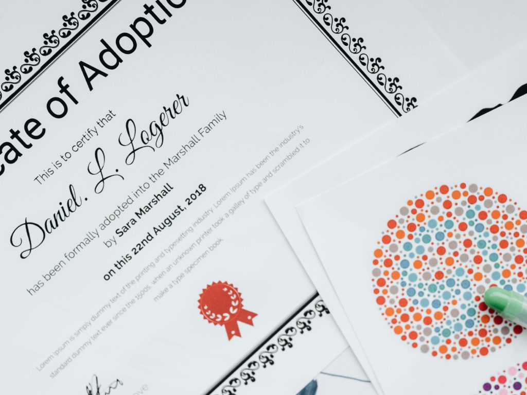 Sonhar com Certificado de Origem