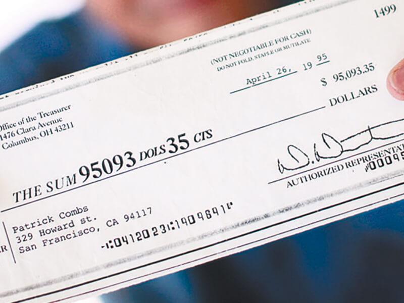 Sonhar com Cheque de Banco