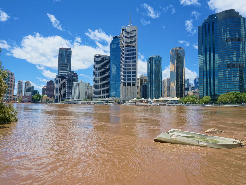 Sonhar com Cidade Inundada