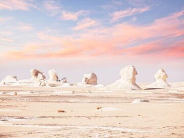 Sonhar com Deserto Branco