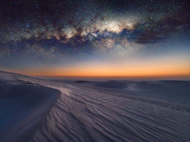 Sonhar com Deserto à Noite