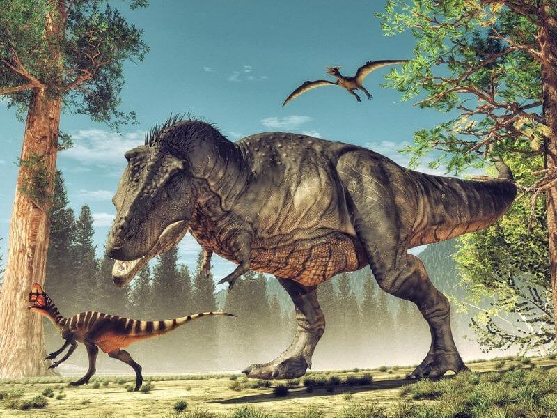 Sonhar com Dinossauros Agressivos