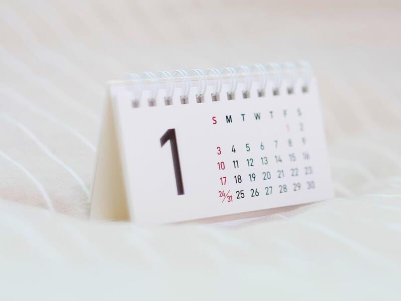 Sonhar com Data do Calendário
