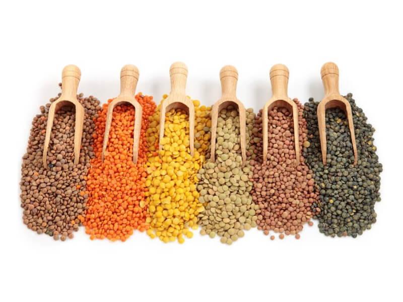 Sonhar com Lentilhas Coloridas
