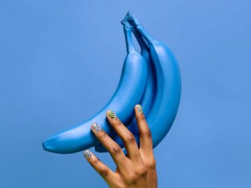 Sonhar com Bananas Azuis