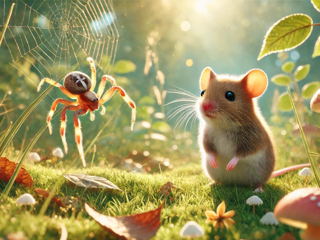 Sonhar com Camundongos e Aranhas