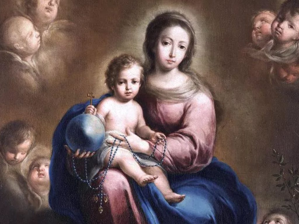 Sonhar com Rosário da Virgem